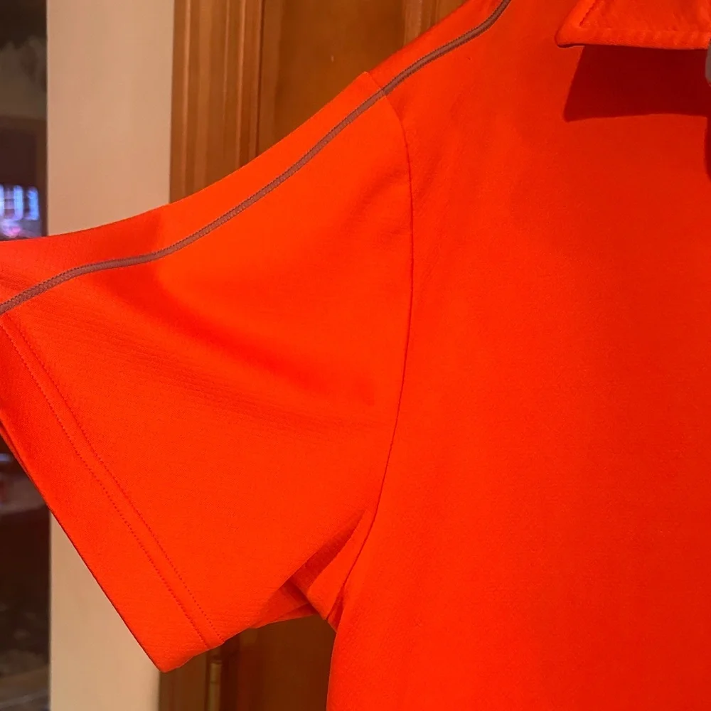 Men's Orange Polo Shirt - Picture 5 of 5